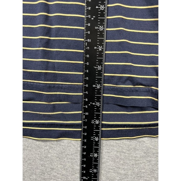 Peter Millar Mid South Club golf Polo blue Stripe Size Large‎ NC - Picture 5 of 5